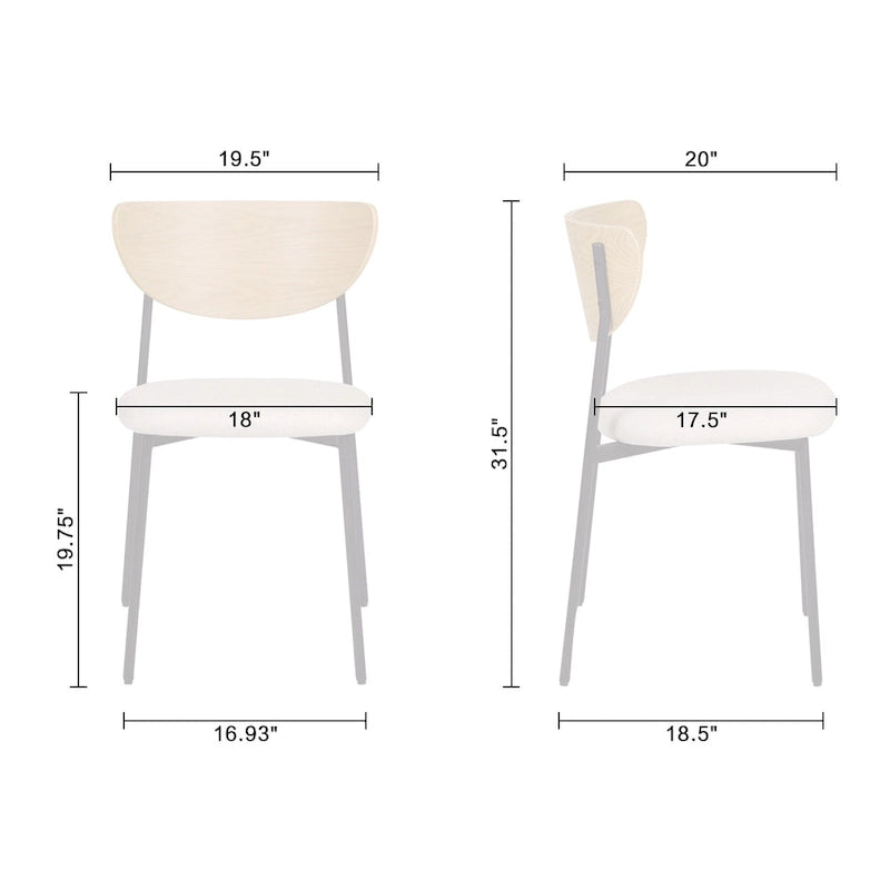 Ensemble de salle à manger rond Jari de Lifestorey