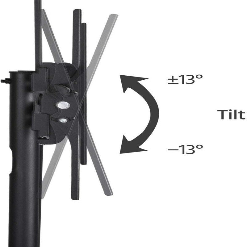 Support TV mobile à roulettes