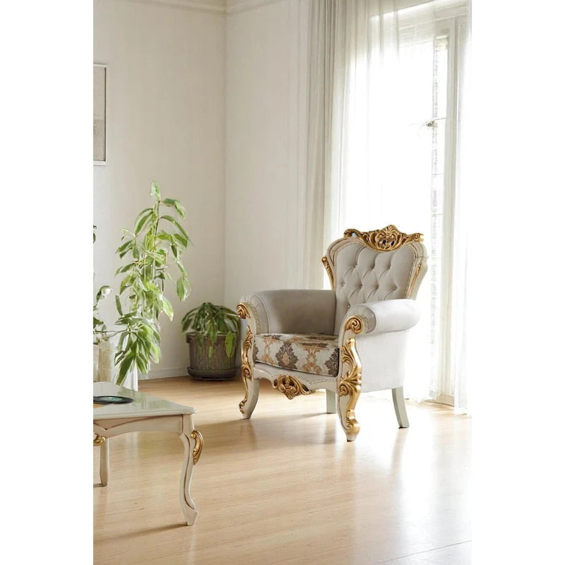 Ensemble de salon Cadenza 3 pièces : 1 canapé, 1 causeuse, 1 fauteuil