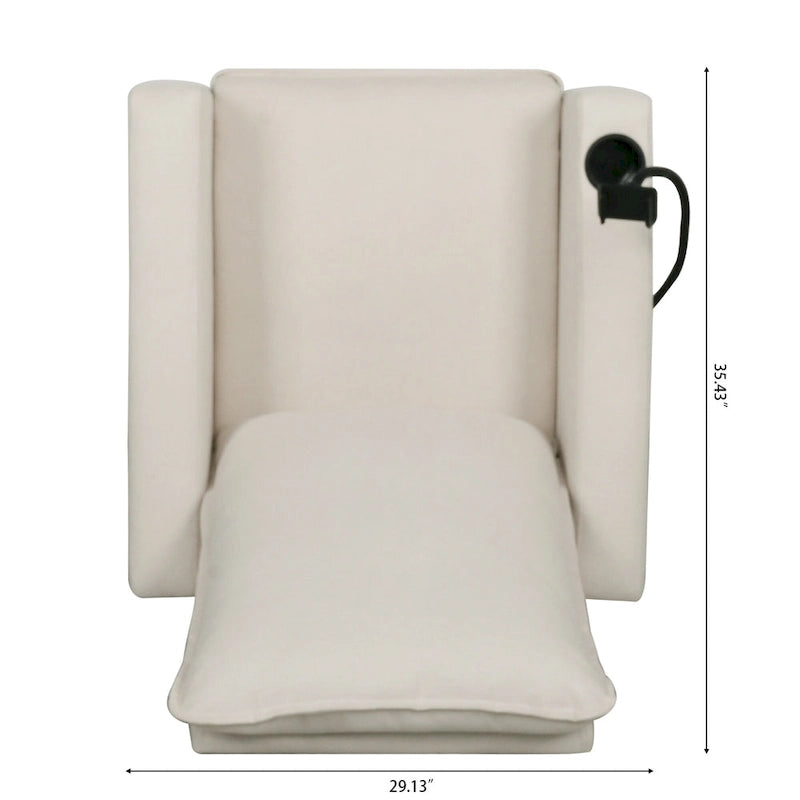 Fauteuils inclinables pour adultes, canapé inclinable réglable avec support pour téléphone portable et porte-gobelet