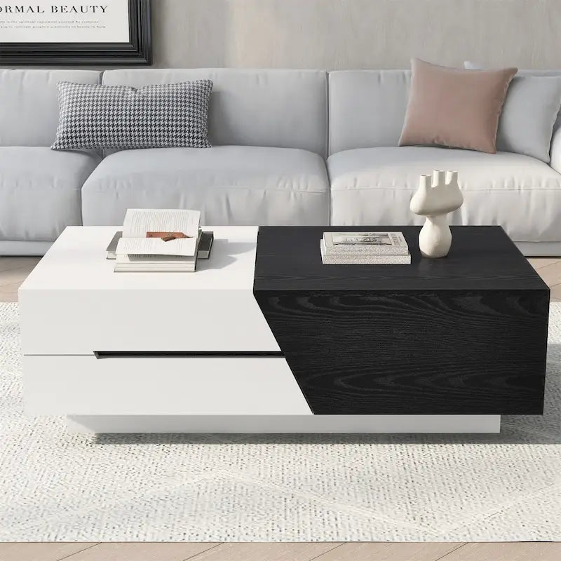 Table basse coulissante extensible Merax Modern