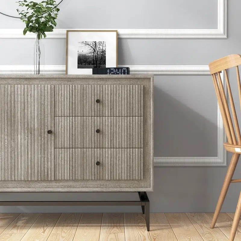 Meuble d'appoint Camilo à 3 tiroirs en bois - 39,5 x 16 x 31