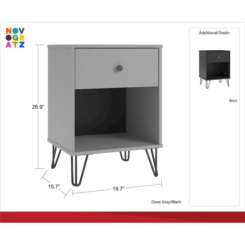 La table de chevet Novogratz Owen Black