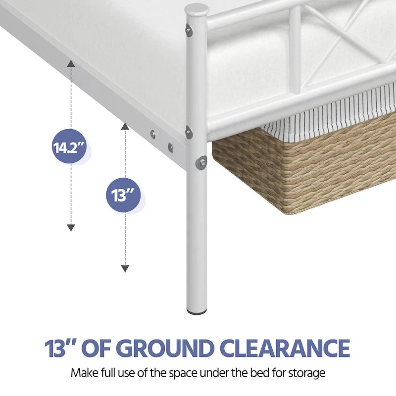 Sommier à lattes Yaheetech en métal