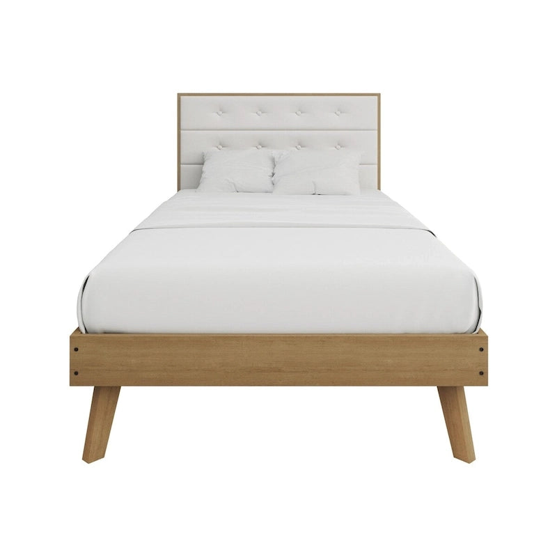 Lit plateforme en bois CraftPorch style milieu du siècle