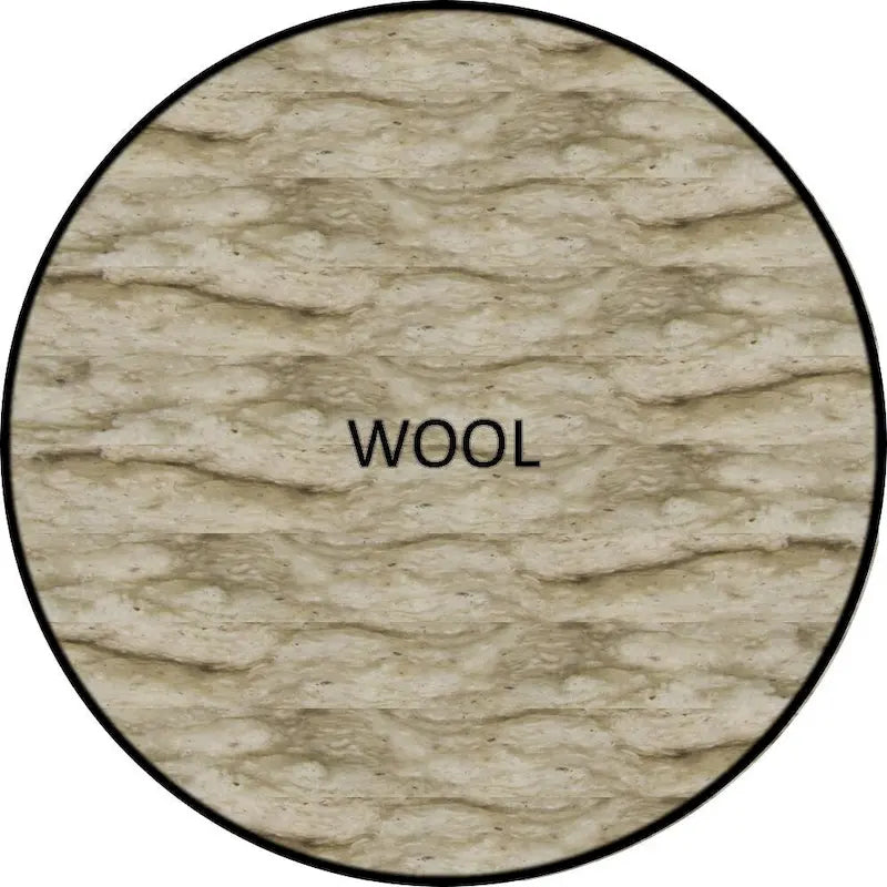 Futon en fibre de laine de 20 cm avec housse en coton