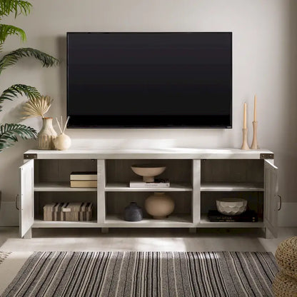 Meuble TV Middlebrook Firebranch 70 pouces à portes de grange