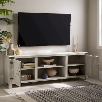 Meuble TV Middlebrook Firebranch 70 pouces à portes de grange