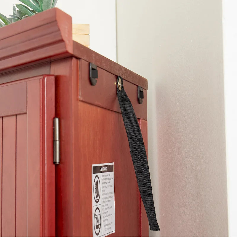 Armoire de rangement d'angle de cuisine de style campagnard à 4 niveaux et 72 pouces, avec 8 portes, haute armoire de rangement et étagères réglables