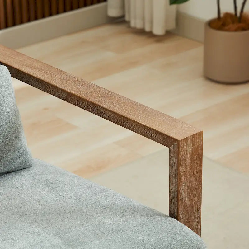 Fauteuil pivotant rembourré en lin mélangé vert pâle 30,31