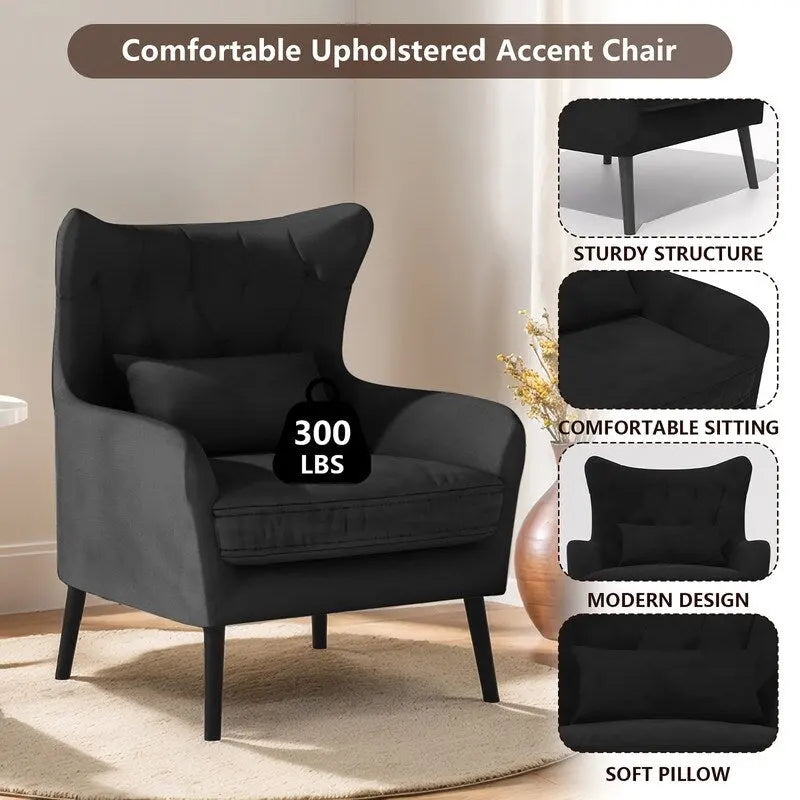 Ensemble canapé 2 pièces moderne en velours pour salon, recouvert de tissu