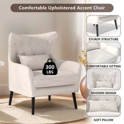 Ensemble canapé 2 pièces moderne en velours pour salon, recouvert de tissu