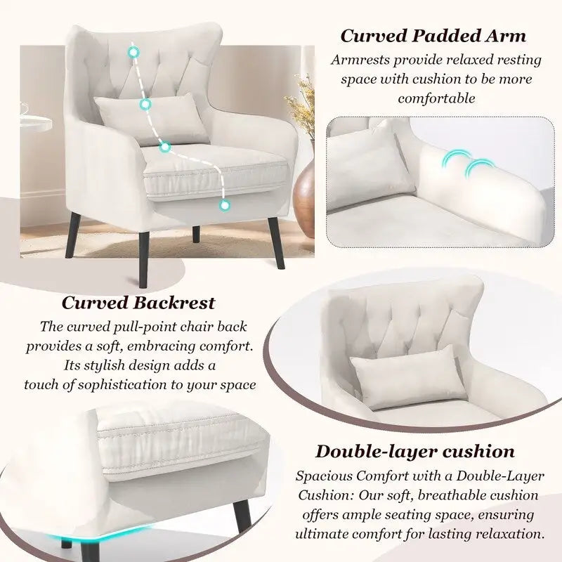 Ensemble canapé 2 pièces moderne en velours pour salon, recouvert de tissu