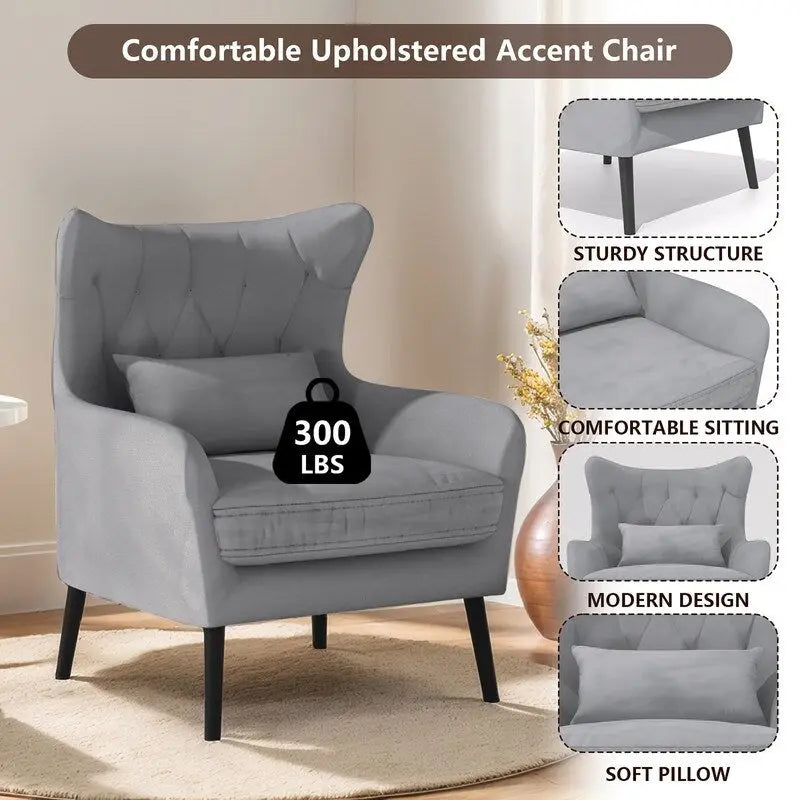 Ensemble canapé 2 pièces moderne en velours pour salon, recouvert de tissu