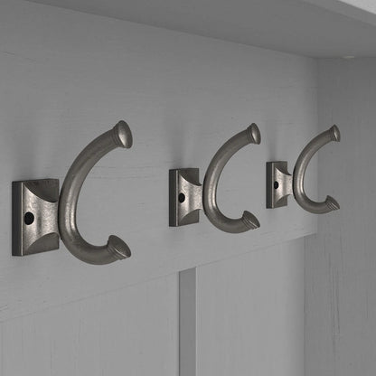 Ensemble de rangement d'entrée Woodland avec porte-manteau par Bush Furniture