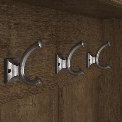 Ensemble de rangement d'entrée Woodland avec porte-manteau par Bush Furniture