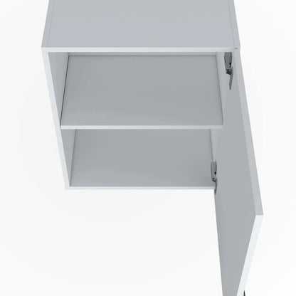 Armoire murale blanche haute à 1 porte
