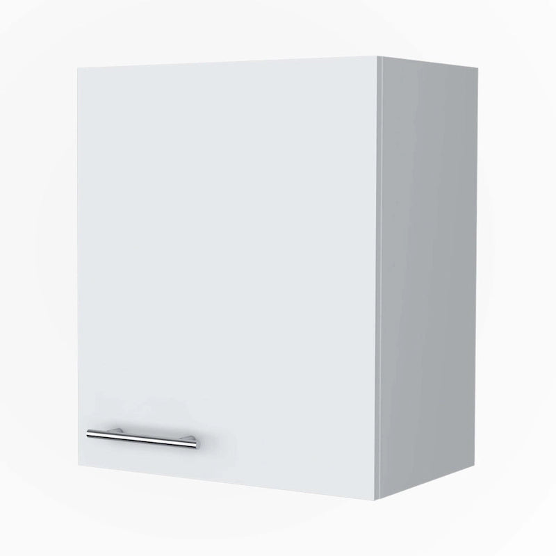 Armoire murale blanche haute à 1 porte