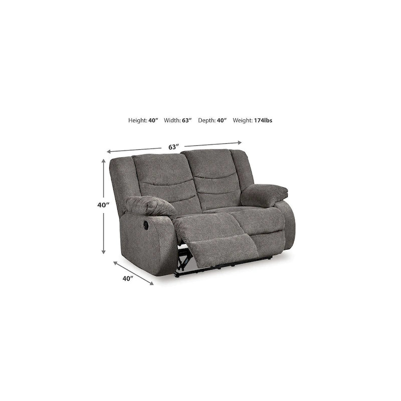 Ensemble de 3 pièces de rembourrage Signature Design by Ashley Tulen - 87 cm L x 40 cm P x 40 cm H