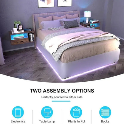 Table de chevet flottante