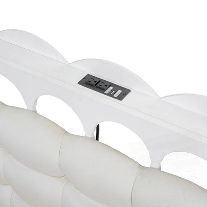 Lit plateforme en bois avec rangement, 2 grands tiroirs et lit gigogne de taille Twin XL