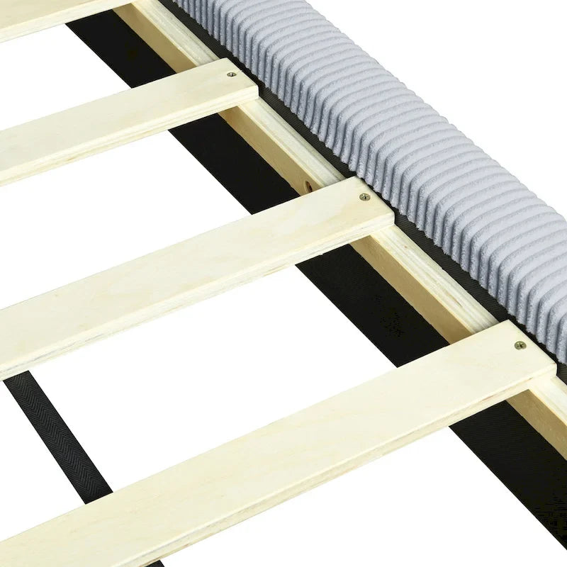 Lit de jour en L avec cadre solide