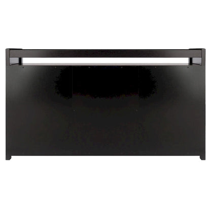 Banc de rangement 4 pièces, 3 paniers tressés pliables, 37,5 cm, couleur expresso chocolat