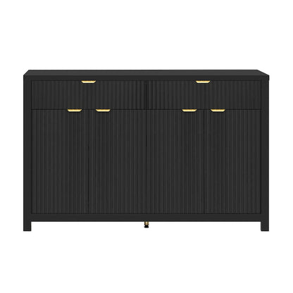 Storage Sideboard Cabinet with 3-Level Adjustable Shelves