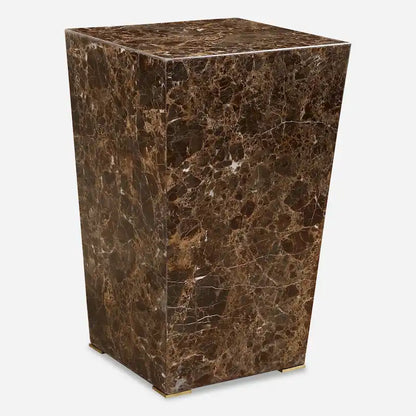 Table d'appoint en marbre large Uttermost 24879 Poe 14