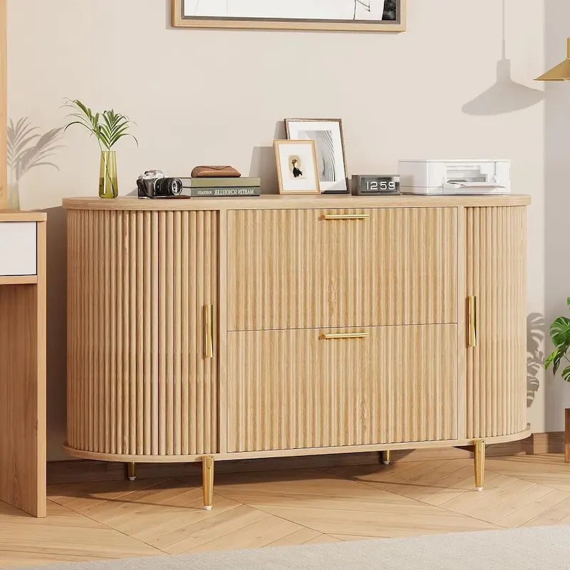 Classeur à 2 tiroirs, meuble de rangement à 2 portes pour bureau à domicile