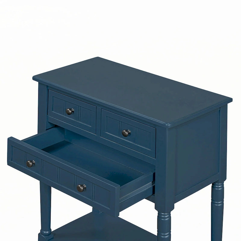 Console étroite (bleu marine)
