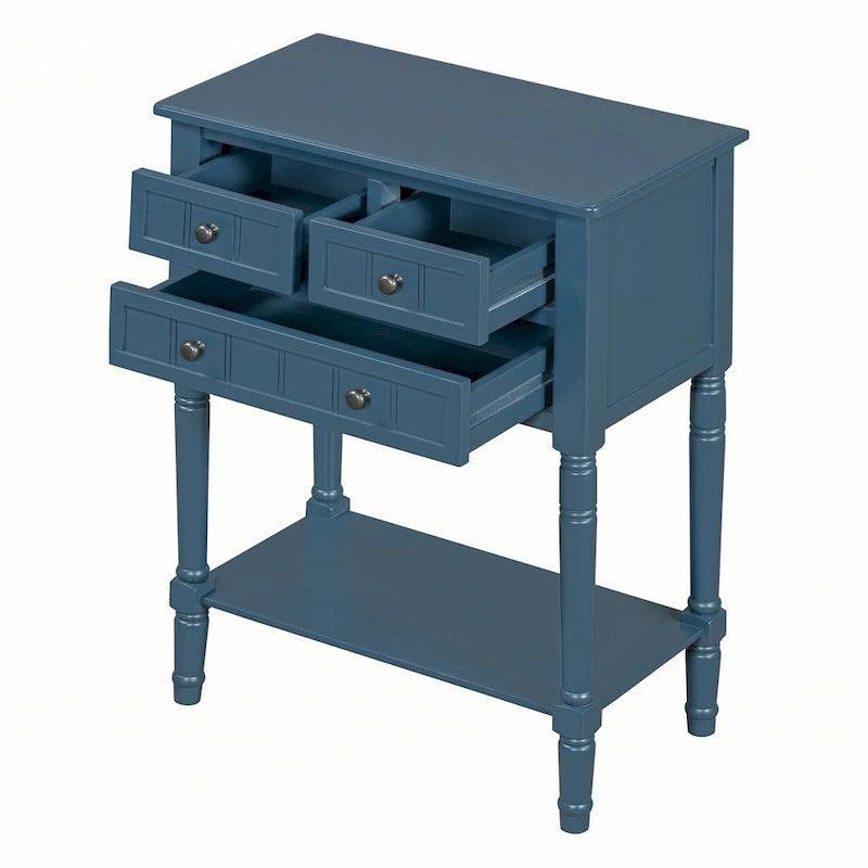 Console étroite (bleu marine)