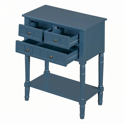 Console étroite (bleu marine)