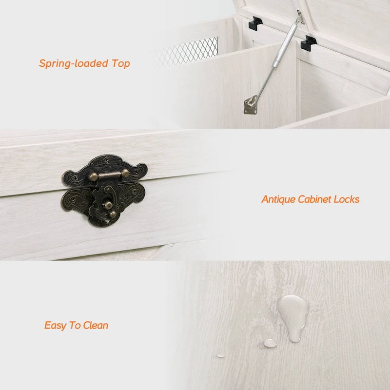 Table basse WAMPAT, table basse relevable avec rangement - 1 pièce