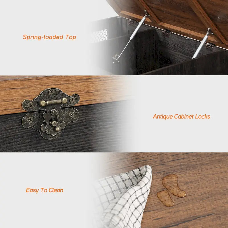 Table basse WAMPAT, table basse relevable avec rangement - 1 pièce