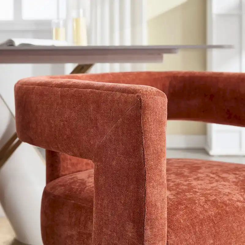 Ensemble de chaises de salle à manger confortables, revêtues de tissu, pour différents espaces