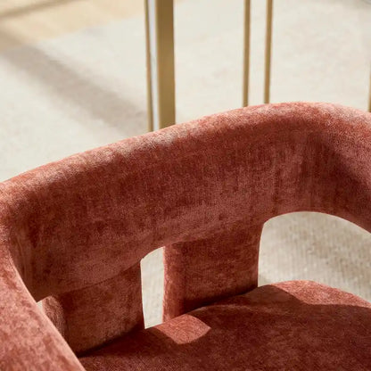 Ensemble de chaises de salle à manger confortables, revêtues de tissu, pour différents espaces