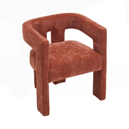 Ensemble de chaises de salle à manger confortables, revêtues de tissu, pour différents espaces