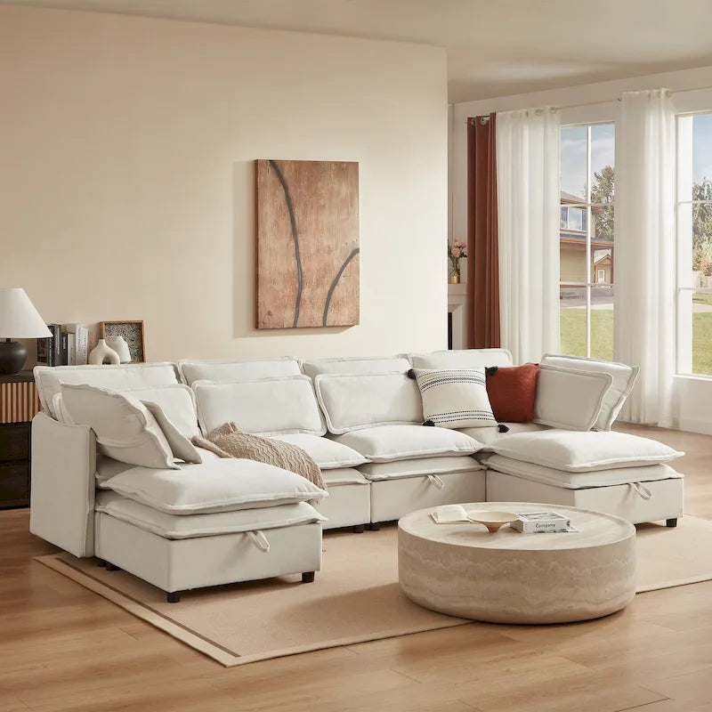 Canapé-lit de luxe avec coussin moelleux - Un confort ultime pour votre maison