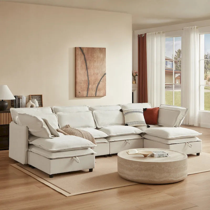 Canapé-lit de luxe avec coussin moelleux - Un confort ultime pour votre maison