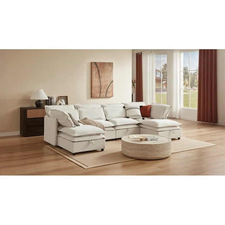 Canapé-lit de luxe avec coussin moelleux - Un confort ultime pour votre maison