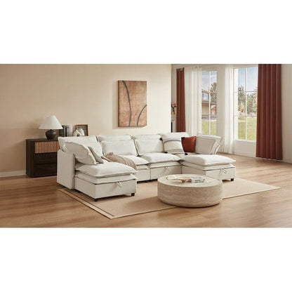 Canapé-lit de luxe avec coussin moelleux - Un confort ultime pour votre maison