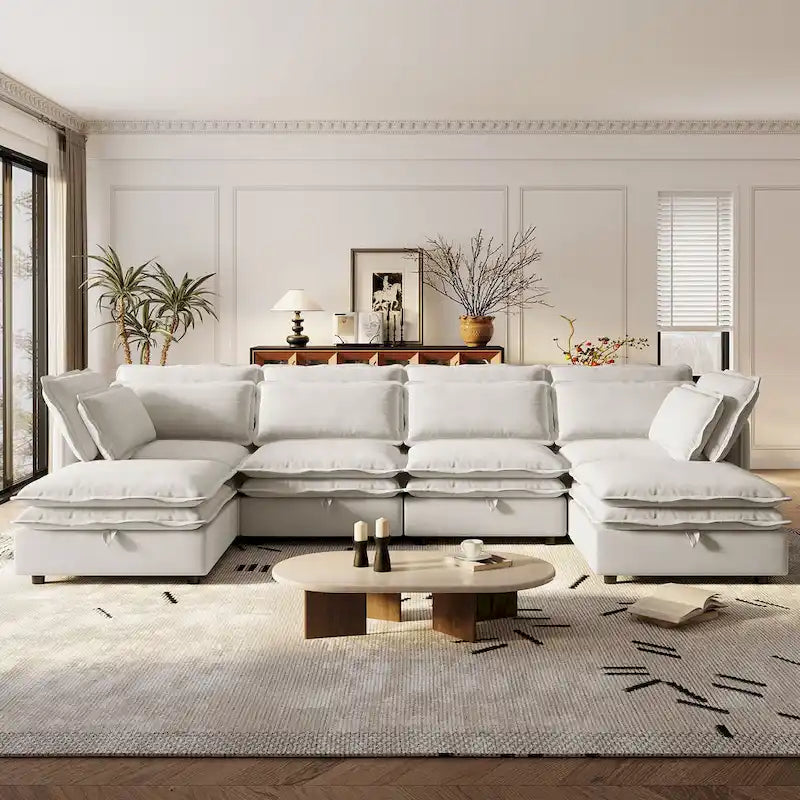 Canapé-lit de luxe avec coussin moelleux - Un confort ultime pour votre maison