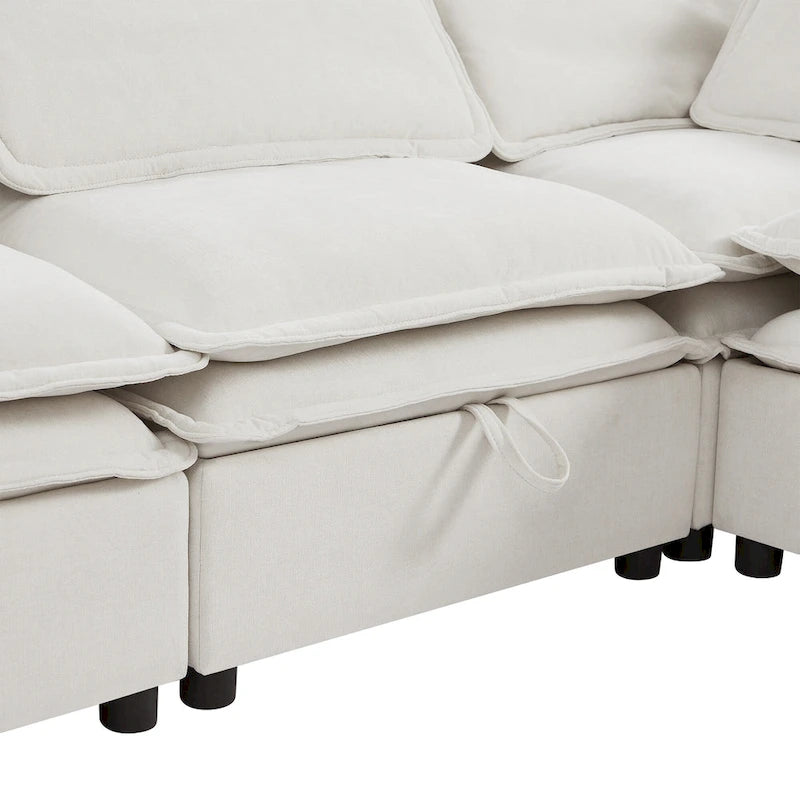 Canapé-lit de luxe avec coussin moelleux - Un confort ultime pour votre maison