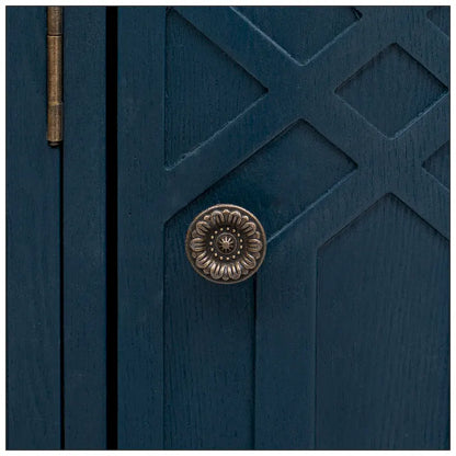 Armoire de rangement au design incurvé, fabriquée en bois massif de frêne de Mandchourie