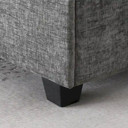 Canapé d'angle en forme de U, ensemble canapé d'angle en chenille avec porte-gobelets