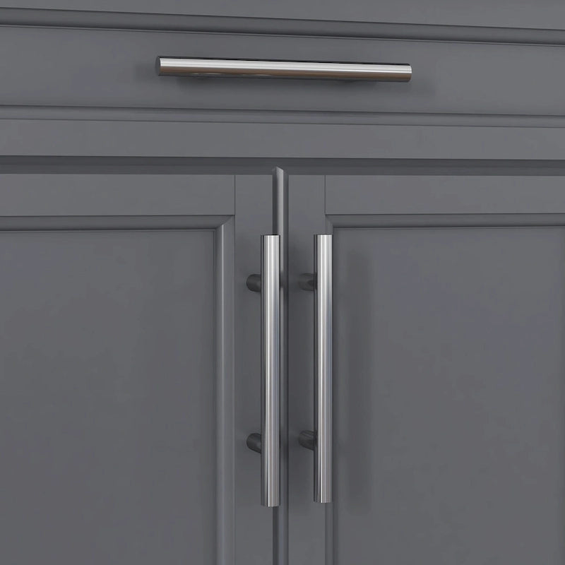 Îlot de cuisine mobile, chariot de cuisine roulant avec plan de travail en acier inoxydable, tiroir, porte-serviettes et étagère à épices