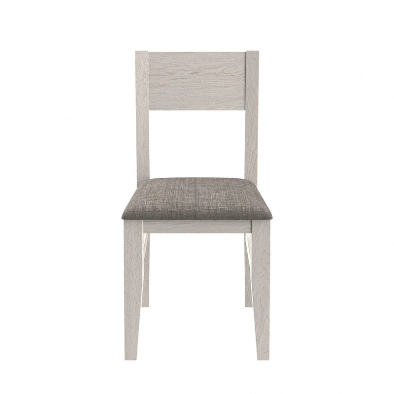 Ensemble de 2/4/6 chaises de salle à manger en bois massif, chaises de style campagnard en tissu avec dossier, chaises ovales pour la cuisine