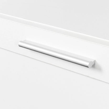 Meuble TV blanc 70 pouces avec rangement ouvert et tiroirs pour salon