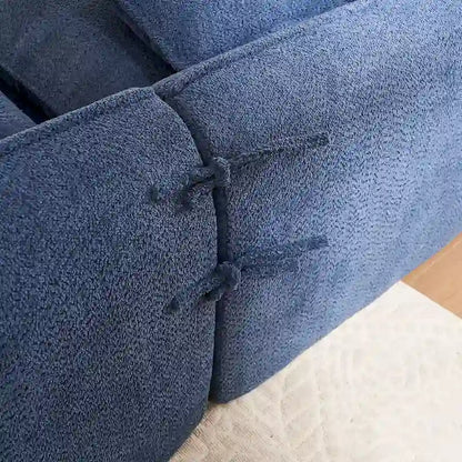 Canapé d'angle surdimensionné 3 places en forme de L de 106,3 pouces avec méridienne et 4 coussins